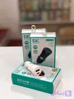 شارژر فندکی فست شارژ Dream King مدل DK-CAR04 | توان 38 وات، دو پورت USB و Type-C