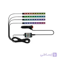 کیت نورپردازی داخل خودرو مدل Sound Control Color