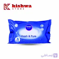 دستمال مرطوب کودک نیوآ مدل Fresh & Pure | پاکسازی ملایم برای پوست حساس نوزادان