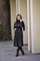پالتو چرم زنانه مدل رهاکد9680