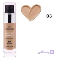 کرم پودر شیشه ای HD Matte شماره 03 حجم 30 میلی‌لیتر اورجینال