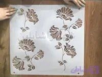 شابلون گل و گیاه ps63