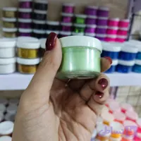 رنگ پودری صدفی سبز چمنی