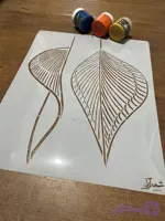 شابلون گل و گیاه ps58