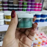 رنگ پودری صدفی سبز کله غازی
