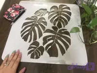 شابلون گل و گیاه ps01