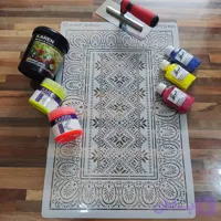 شابلون فرش گلیم کد PTS168