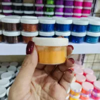 رنگ پودری صدفی نارنجی
