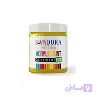 مادر رنگ اکریلیک زرد ساندورا 300 گرمی