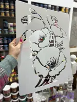 شابلون گل و گیاه ps34