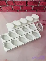 قالب مونوپورشن بیضی ۱۰ خانه (قالب دسر و چیزکیک)