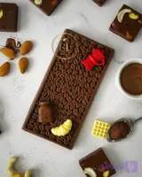 شکلات تبلتی دست‌ساز طرح قهوه