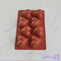 قالب سیلیکونی قلب کشیده سه بعدی
