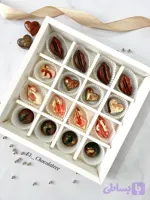 شکلات دست ساز بن بن ۱۶ عددی با مغز انتخابی