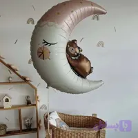 بادکنک فویلی ماه و خرس