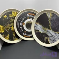 سینی گرد از جنس پلاستیک فشرده رنگ ثابت قطر 27.5