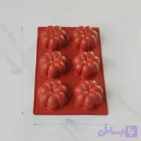 قالب دسر گل ۶ خانه سیلیکونی