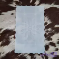 سینی صفحه تخت کیک مستطیلی بسته 2 عددی سایز 30 در 40