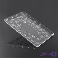 سینی طرح کریستال مدل گل سایز ۲۷ در ۳۸ بسته ۶ عددی