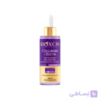 سرم حجم دهنده مو بیوکسین مدل collagen & biotin قطع ریزش مو حجم 100 میل