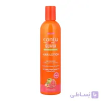 لوسیون آبرسان و پروتئین رسان مو گوآوا و زنجبیل کنتو Cantu Guava & Ginger Hair Lotion 354 ml