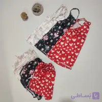 تاپ شورتک ساتن شارمین مدل W‑C‑16 | ست راحتی و خواب