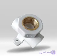 خرید سه راهی یکسر فلز 25×1/2 آسیا | اتصال تک لایه PP-R با رزوه برنجی