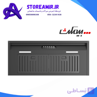 هود مخفی E100 V3 بیمکث | هود توکار 70 سانتی‌متر مشکی