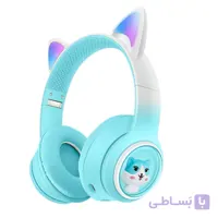 هدفون بیسیم طرح گربه مدل hifi akz51