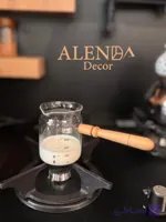 شیرجوش پیرکس دسته چوبی 400ml