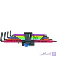 آچار آلن ستاره‌ای Wera 967/9 TX XL Multicolour HF