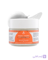 کرم روشن‌کننده و آبرسان صورت نیچر اسپل ویتامین C و آناناس 100 میلی‌لیتر | Brightening Glow Up Face Cream
