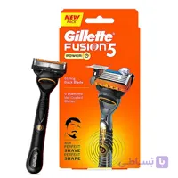 خودتراش ژیلت فیوژن 5 پاور (Gillette Fusion5 Power) اصل | ریش‌تراش 5 تیغه با تکنولوژی لرزشی و تیغه دقیق پشت