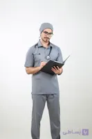 اسکراب پزشکی یونیسکس مدل لُرد | پارچه کتان کش | کم‌چروک و خنک