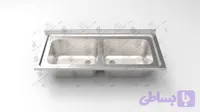 سینک کامل صنعتی (وان) با رویه 150 سانت و لگن 129+51
