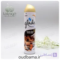 اسپری خوشبوکننده وانیل و عودوود ELEGANT VANILLA & OUD WOOD ( گلید GLADE )