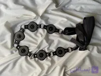 کمربند چرم مصنوعی کابوی گره ایی