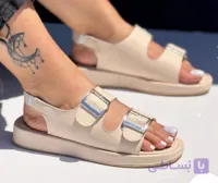 صندل زنانه دو سگک تابستانی مدل سیبل