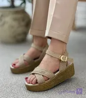 صندل زنانه کنفی لژدار