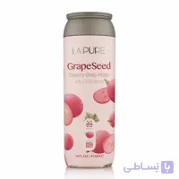 شامپو بدن کرمی لپیور (La Pure) مدل هسته انگور (GrapeSeed) حاوی عصاره جو دوسر حجم ۴۱۴ میلی‌لیتر