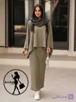 ست شومیز دامن زنانه مدل طوبی جنس بافت