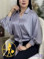شومیز مجلسی زنانه جنس ساتن ولوت وارداتی