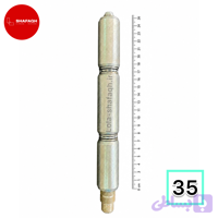 لولا سه پارچه بلبرینگی آهنی شفق-سایز35-مخصوص درب نیمه سنگین حیاطی 200-400 کیلوگرم