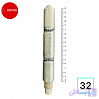 لولا سه پارچه بلبرینگی آهنی شفق-سایز32-مخصوص درب نیمه سنگین حیاطی 150-300 کیلوگرم