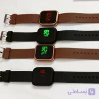 ساعت لمسی ال ای دی زنانه و مردانه شیک بند پیو