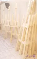 سه پایه نقاشی دوشیار قابل تنظیم با چوب روسی ارتفاع 1/80
