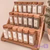 استند ادویه چوبی