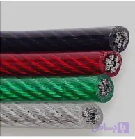 سیم بکسل روکش دار قرمز وآبی