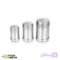 ادویه پاش سایز 6 استیل با سری تنظیم شونده