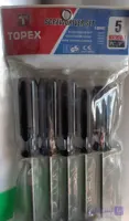پیچ گوشتی ۵ عددی ستاره ای تاپیکس مدل T-SD402